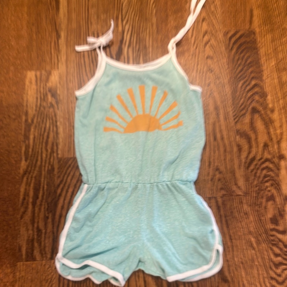 Tiny Whales Romper Size 7